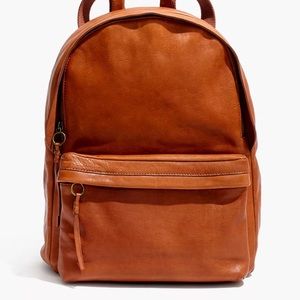 Madwell Lorimer Back Pack in Italian Tan Leather